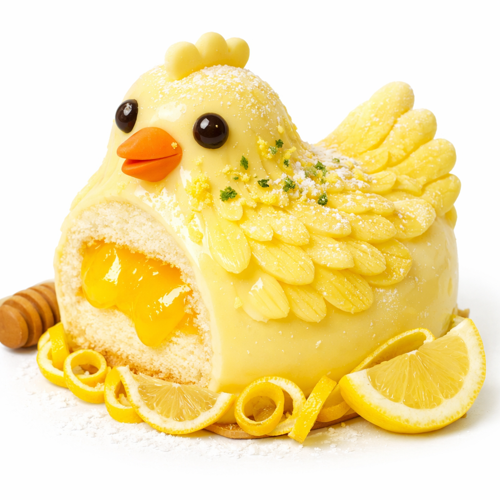 Lemon Zest Hen with citrus glaze